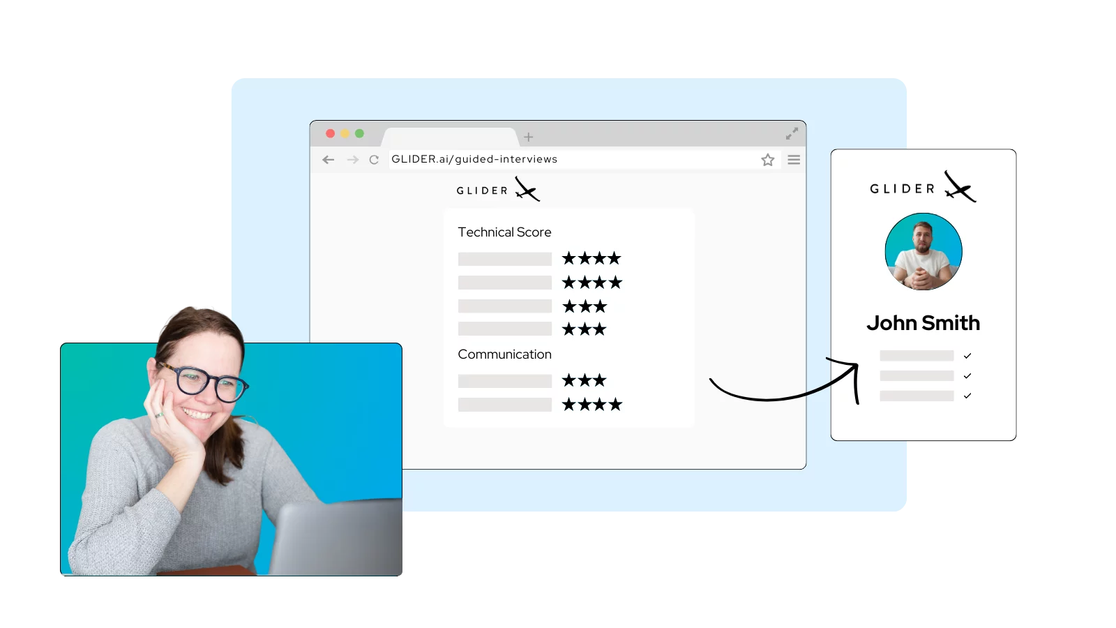 AI Guided Screening Interviews Glider AI 3