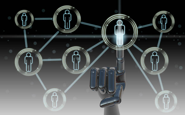 simple image showing ai recruiitng